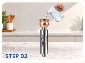 Fill Copper Pot with Water
